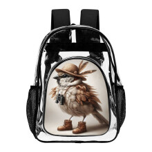 3D Printed Transparent Backpack for Comics & School – Waterproof, Multi-Functional, Back-to-School Gift