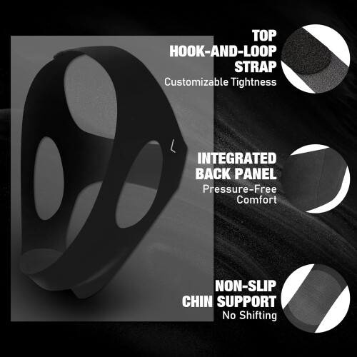 Snoring Stopper Chin Strap for Mouth Breathing Support 1 2