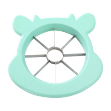 1 Pc Apple Slicer Corer Cutter Compatible with Apple, Non-Slip Soft Handles, Stainless Steel Blades, Dishwasher Safe, 8-Blade Green Kitchen Gadget