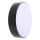 Black Plastic Flush Mount Ceiling Lamp Shade with Glare Diffuser 8