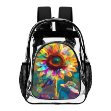 3D Printed Transparent Backpack for Comics & School – Waterproof, Multi-Functional, Back-to-School Gift
