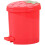 1Pcs Red Plastic Small Garbage Bin for Living Room Office Use 4
