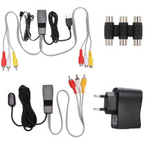 Compact Design Superior Performance AV Cable For Super Nintendo SNES, Replacement Adapter Cord With Color Code Connectors Compatible For Gaming