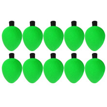 Must Have Fishing Gear Foam Fish Trout Float Slip Bobber Fish Cork Set Of 10 Lightweight Perfect for Trout Fishing