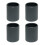 Black Cylindrical Flower Arrangement Boxes 4 pcs 3.1 x 2.4 1