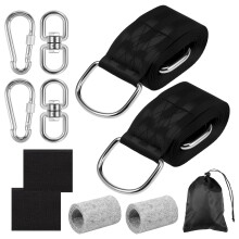 Tree Swing Hanging Strap Kit 9.84 FT, Weatherproof Nylon with Tree Protector – Compatible with Hammocks & Swings