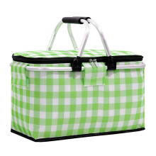 Sac isotherme pliable pour pique-nique – Sac de conservation des aliments portable et isotherme pour le camping, la plage et les activités de