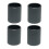 Black Cylindrical Flower Arrangement Boxes 4 pcs 3.1 x 2.4 4