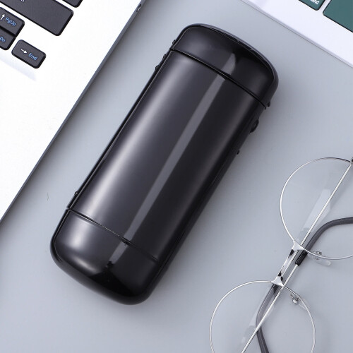 Compact Sunglass Case Hard Elegant Metal 1 Set