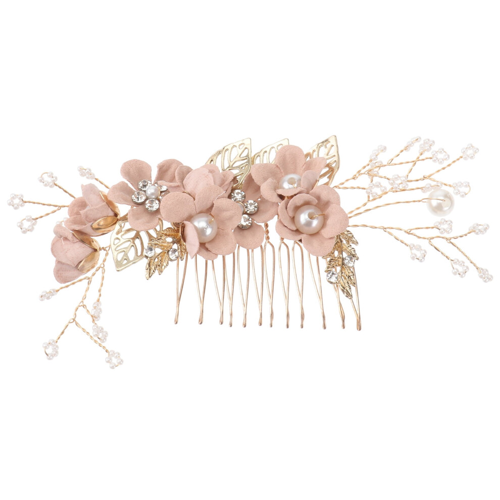 bridal accessory Hair Comb Alloy Hair Decoration Women Wedding 1Set