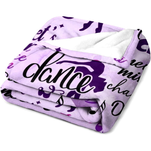 Κουβέρτα δώρων χορευτών Dance Life Flannel Fleece Throw Κουβέρτες για καναπέ, καναπέ-κρεβάτι, 2