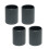 Black Cylindrical Flower Arrangement Boxes 4 pcs 3.1 x 2.4 6