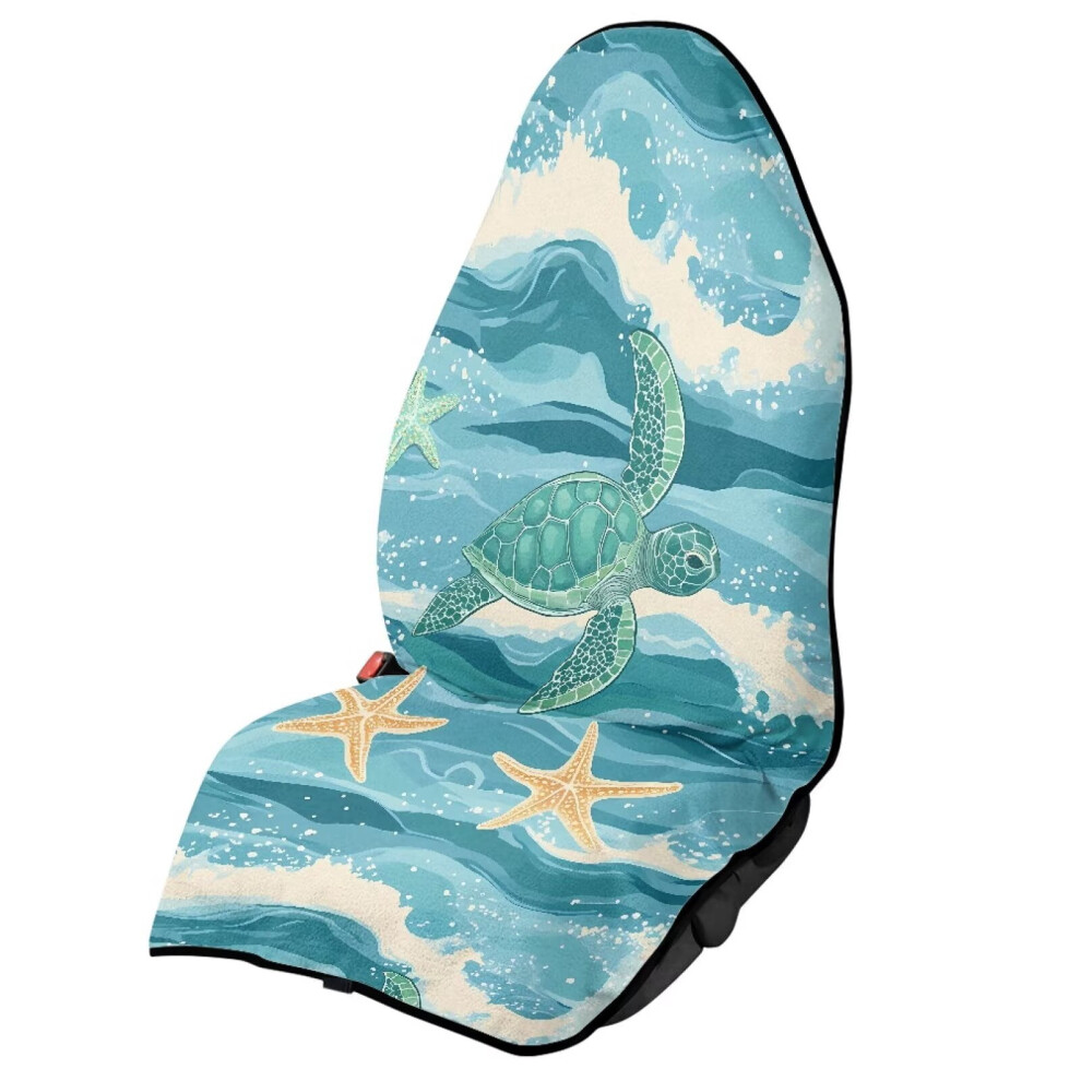 Sea Turtle Print Waterproof Car Seat Cover Universal Fit 9362892817748