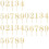 Gold Number Cake Topper Set 3 Pieces 8
