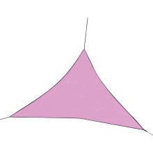 Triangle Sun Shade Sail 13'x13'x13', Sail Shade Canopy, UV Block Sunshade Breathable for Outdoor Patio Garden Yard Deck Pergola, Pink on Clearance