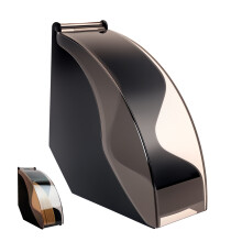 Elegant Pour Over Coffee Filter Holder & Dispenser – Dust-Proof, Counter-Top Stand, Compatible with Standard Filters