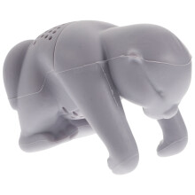 Infuseur à thé HOMEMAXS en silicone gris en forme de loutre, avec fentes fines et design mignon, 11,4 cm (4,5 pouces).