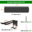 Garage Tool Organizer Wall Mount 48 Inch with 6 6