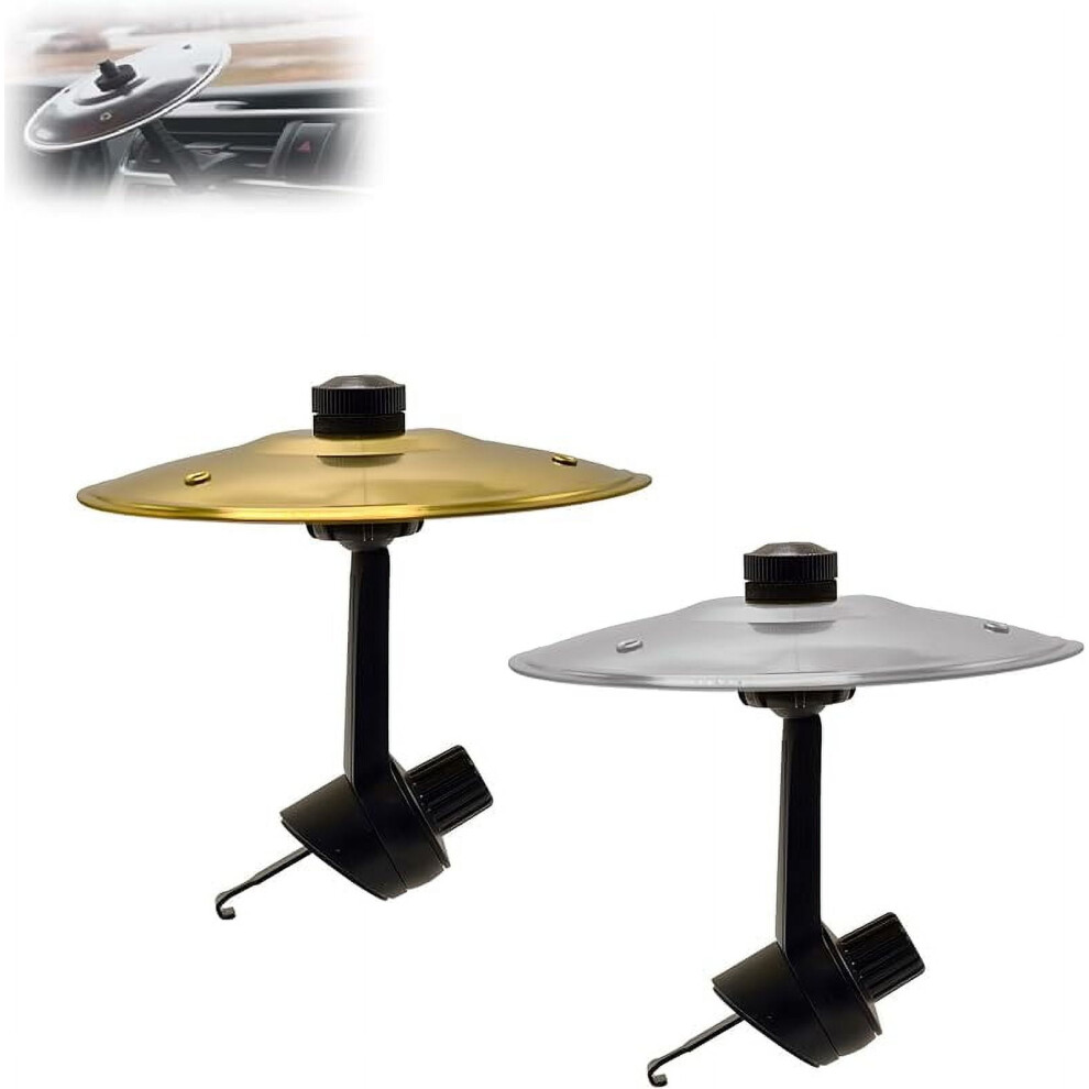 Car Crash Cymbal Air Vent Â 2025 Upgrade, Easy Install, Rugged, Compatible With All Vehicles Gold 9152228726857