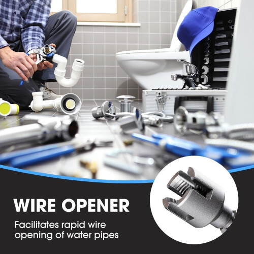Internal and external pipe threading tools, threading kit 2