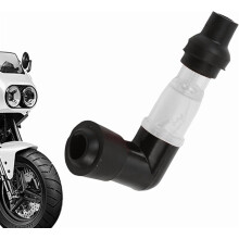 Flashing Spark Plug Resistor Boot Cap, 90 ABS Ignition Cover for Dirt Bikes | High-Performance Spark Cap, Compatible with Motorcycles