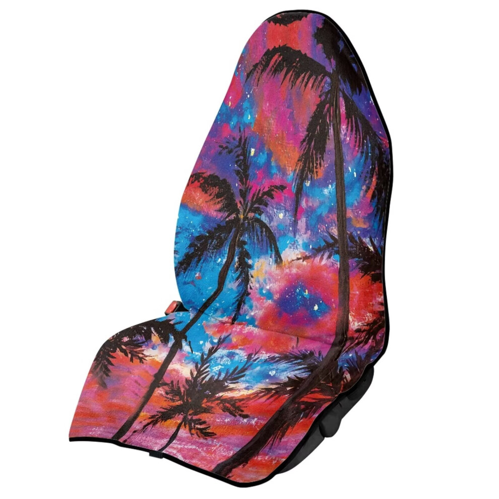 Palm Tree Car Seat Protector Front Seats Waterproof 9362892818219