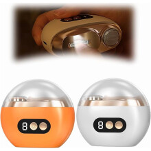 Multi-Functional Electric Nail Trimmer, 2025 New Electric Nail Clipper with LED Light & Nail Scraps Storage for Adults, Seniors (2pcs Mix)