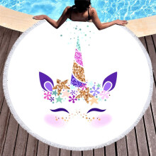 Microfiber Bath Towel Round 150cm No Static No Lint