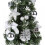 16-inch pre-lit artificial Christmas tree with yellow lights 5