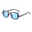 Blue PC Sunglasses for Men and Boys UV Protection Square 4