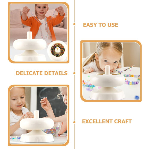 Bead Spinner Set Beige Plastic 1 Set Crafting Sessions 2