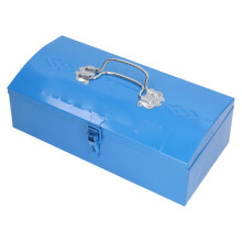 Large Iron Tool Box Storage Case – Portable, Rust-Resistant, 13.98x6.69x4.72in