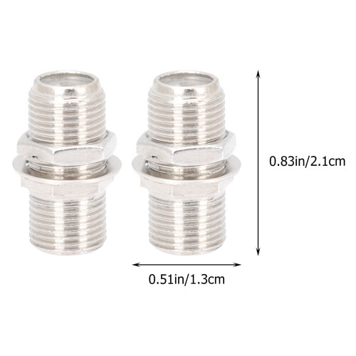 6sets Type Coax Cable Connector Plug Cable Adapter For Cable Modem Easy Install Connectors With Fitting 1