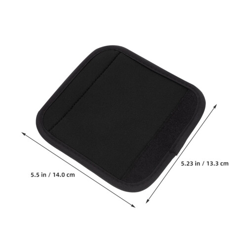 3pcs Soft Handle Grip Covers Enhanced Grip Stability For Barbells Black 1
