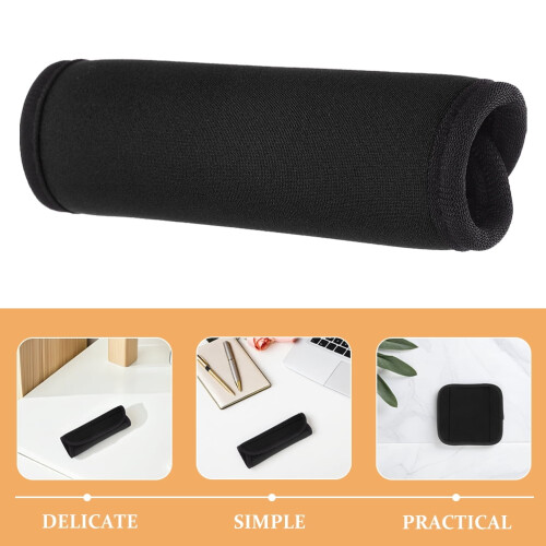 3pcs Soft Handle Grip Covers Enhanced Grip Stability For Barbells Black 2