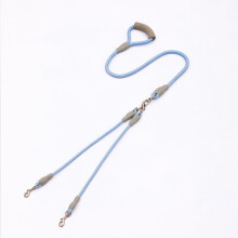 Double Dog Leash 360 Degree Swivel Tangle-Free Design for Two Dogs Walking