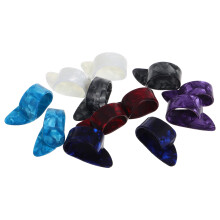 Guitar Finger Picks Flat 12 Pcs for Acoustic Guitar Banjo