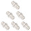 6sets Type Coax Cable Connector Plug Cable Adapter For Cable Modem Easy Install Connectors With Fitting 4
