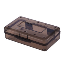 Large-Capacity Clear Organizer Box, Transparent Stackable Pencil Case for Stationery & Supplies, Compatible with Black