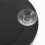 Raindrops 10X Small Round Compact Makeup Mirror 8.8cm with 2 Suction Cups Black 3