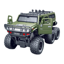 Zeswielige terreinwagen, SWAT-auto model met geluid en licht, speelgoedauto cadeau voor kinderen