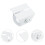 ibasenice Camera Pole Mount Thick Design Security Camera Mounting Metal 1Pcs 7