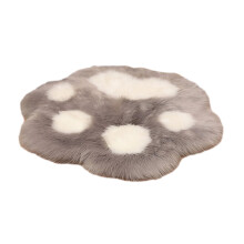 Tapis moelleux en forme de patte pour salon moderne, tapis doux et antidérapant pour chambre et décoration intérieure