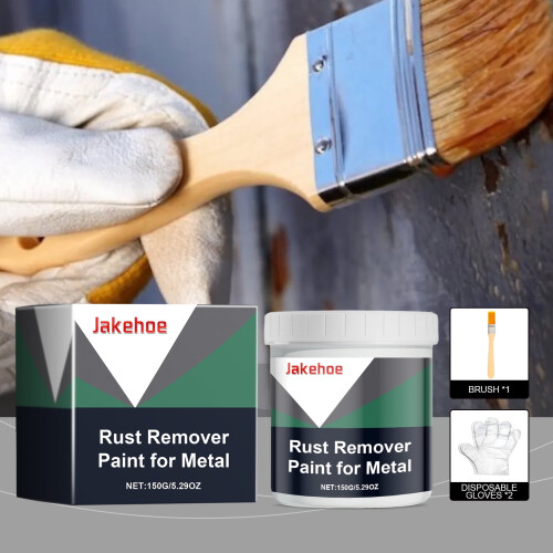 Metal rust removal paint: Metal surface rust removal, rust prevention, long-lasting protection, quick-drying rust removal paint