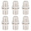 6sets Type Coax Cable Connector Plug Cable Adapter For Cable Modem Easy Install Connectors With Fitting 7