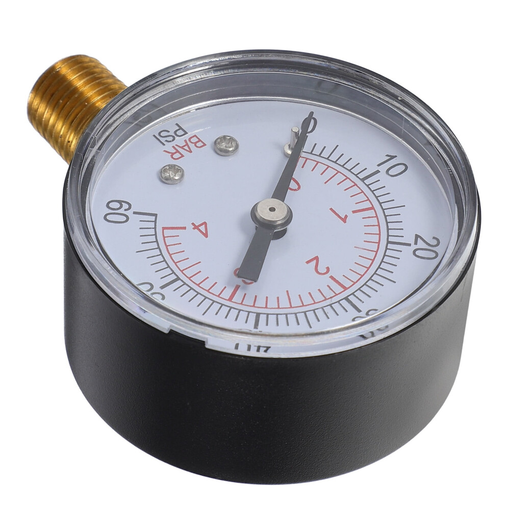 1 Set Of Swimming Pool Pressure Gauge Compact Filter Water Pressure Gauge Pool Supply 9152228729698