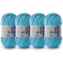 2 Pac Chenille Yarn for Crocheting - Fluffy Yarn for Crochet, Baby Yarn for Crocheting Soft Blankets - Weight Per Roll 50g/1.76oz, Length 60m/65yard