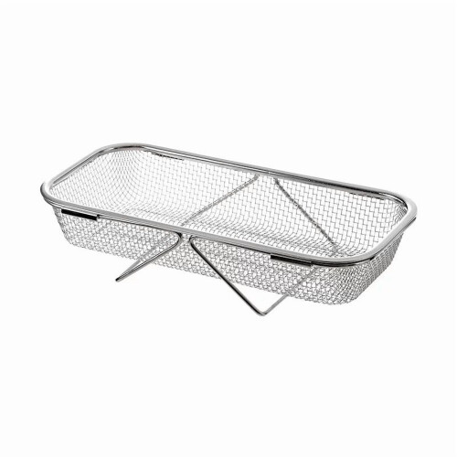 Adjustable Stainless Steel Drainage Basket Space-Saving Sink Storage Solution