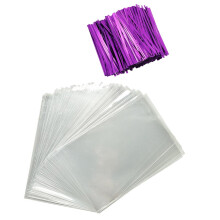 Non Self Sealing Transparent Bags For Graduation And Baptism 1000Pcs 3.9x5.9In