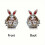 2D Acrylic Easter Bunny Egg Ornament 5